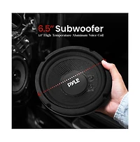 Pyle 6.5" Single Voice Coil Car Subwoofer, 150 Watts, 4-Ohm