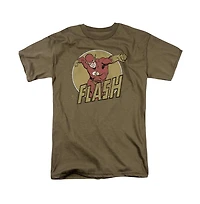 Dc Flash Mens Comics Flashy Short Sleeve Adult Tee / T-Shirt