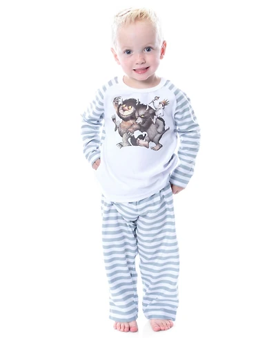 Where The Wild Things Are Toddler Boys Rumpus Start Striped 2 Piece Pajama Set