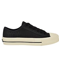 Guess Women's Carey Jacquard Logo Low-Top Lace-Up Sneakers