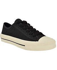 Guess Women's Carey Jacquard Logo Low-Top Lace-Up Sneakers