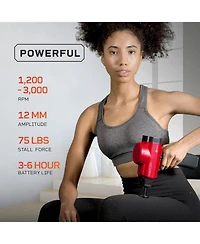LifePro Sonic Pro Percussion Massage Gun - Deep Tissue Handheld Massager with 8 Attachments for Back, Neck & Muscle Relief