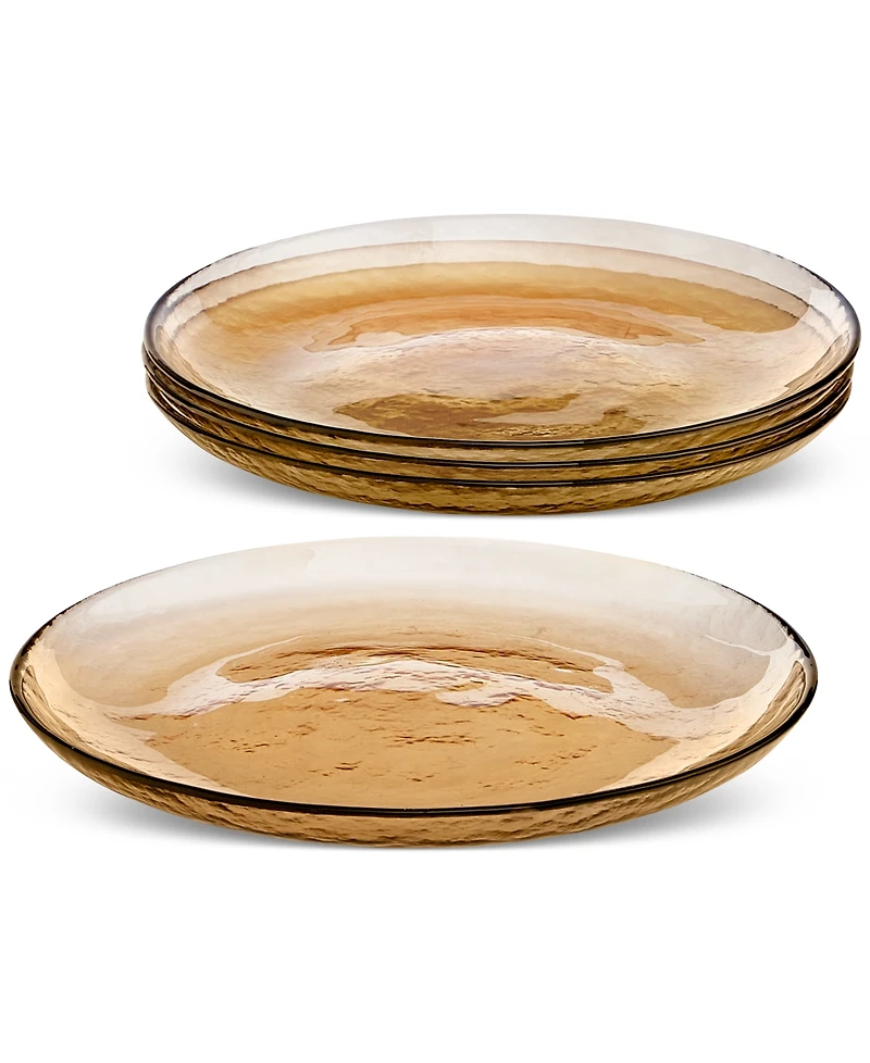 Oake Sunstone Glass Dinner Plates, Set of 4, Exclusively at Macy's