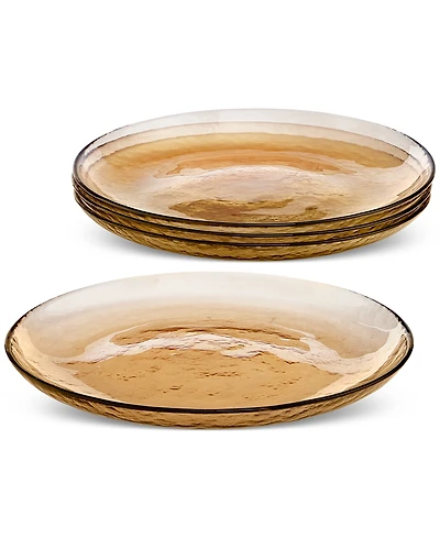 Oake Sunstone Glass Dinner Plates, Set of 4, Exclusively at Macy's