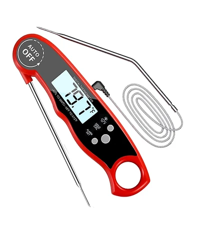 Cooking Thermometer with Dual Probes Meat Thermometer Digital Instant Read Kitchen Food Thermometer