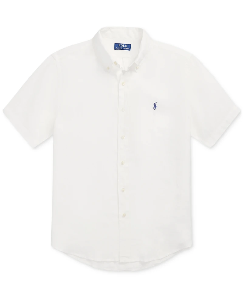 Polo Ralph Lauren Men's Short-Sleeve Linen Button-Up