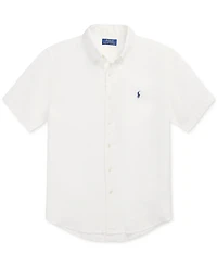 Polo Ralph Lauren Men's Short-Sleeve Linen Button-Up