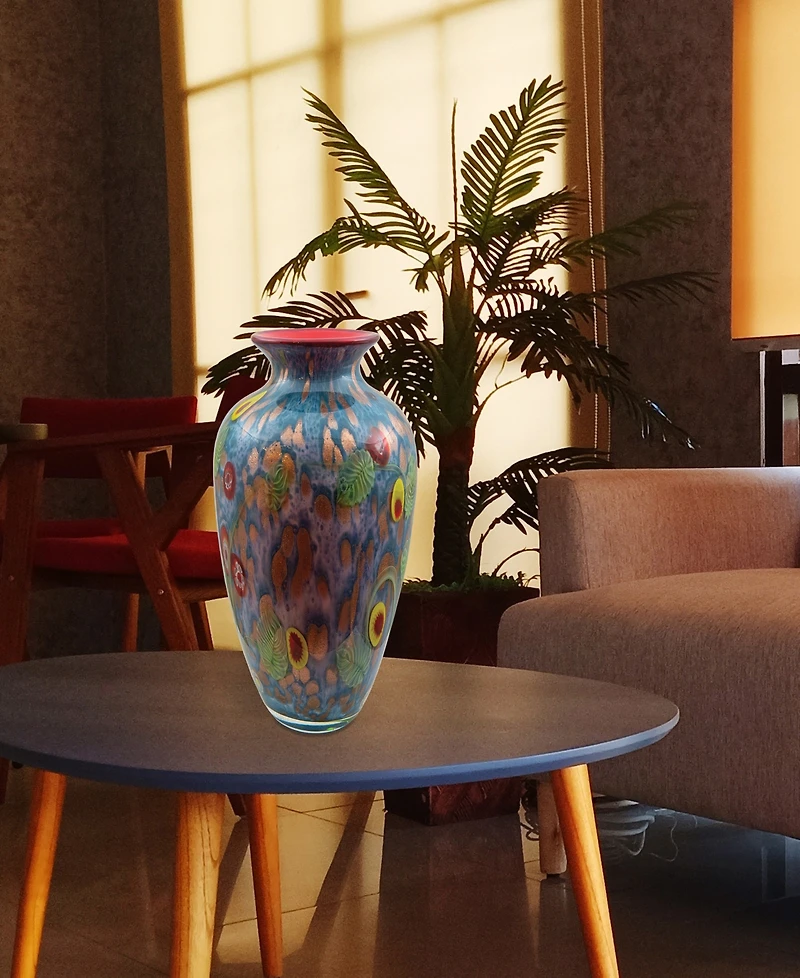 Dale Tiffany 14.25" Tesoro Art Glass Vase