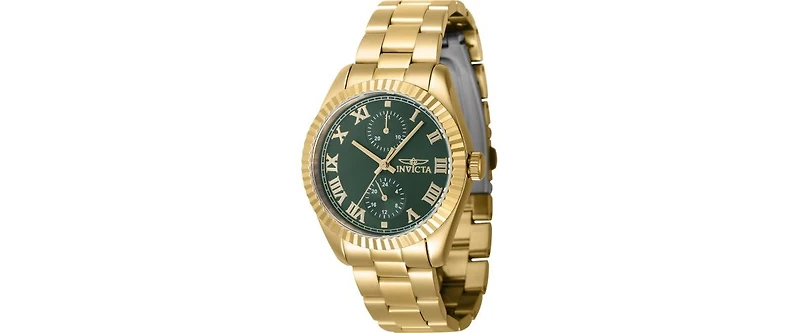 Invicta Women's 47444 Specialty Quartz Multifunction Green Dial Watch