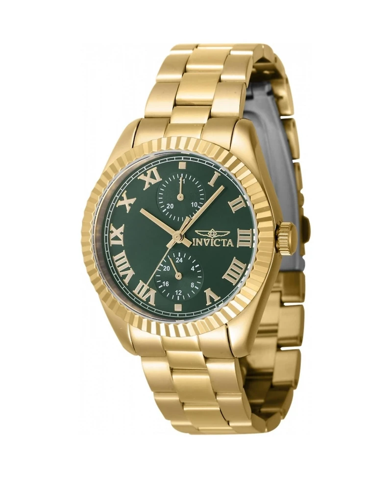 Invicta Women's 47444 Specialty Quartz Multifunction Green Dial Watch