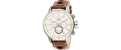 Invicta Men's 25724 S1 Rally Quartz Chronograph Ivory Dial Watch
