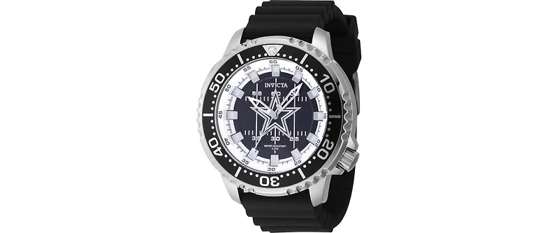 Invicta Men's Nfl Dallas Cowboys Quartz 3 Hand Blue Dial Watch
