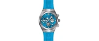Technomarine Women's Tm-523006 Reef Quartz Chronograph Silver, Sky Blue Dial Watch