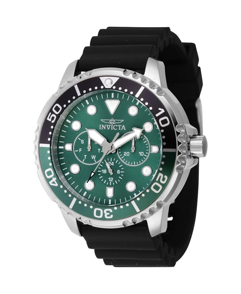 Invicta Men's Pro Diver Quartz Chronograph Green Dial Watch