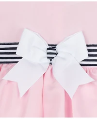 Rare Editions Baby Girl Sailor Dress with Matching Hat, 2-Piece Set
