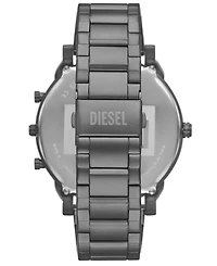 Diesel Men's Mr. Daddy Slim Quartz Three-Hand Date Gray Stainless Steel Watch, 54mm