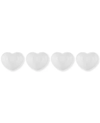 Le Creuset Stoneware Heart Mini Bowls, Set of 4