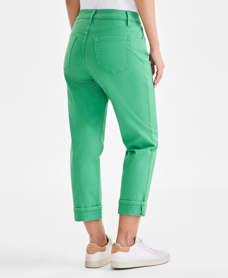 Style & Co Women's Mid-Rise Curvy Capri Jeans, Exclusively at Macy's