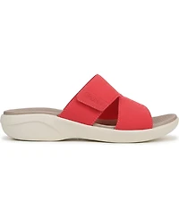 LifeStride Women's Carefree Washable Slide Wedge Sandals