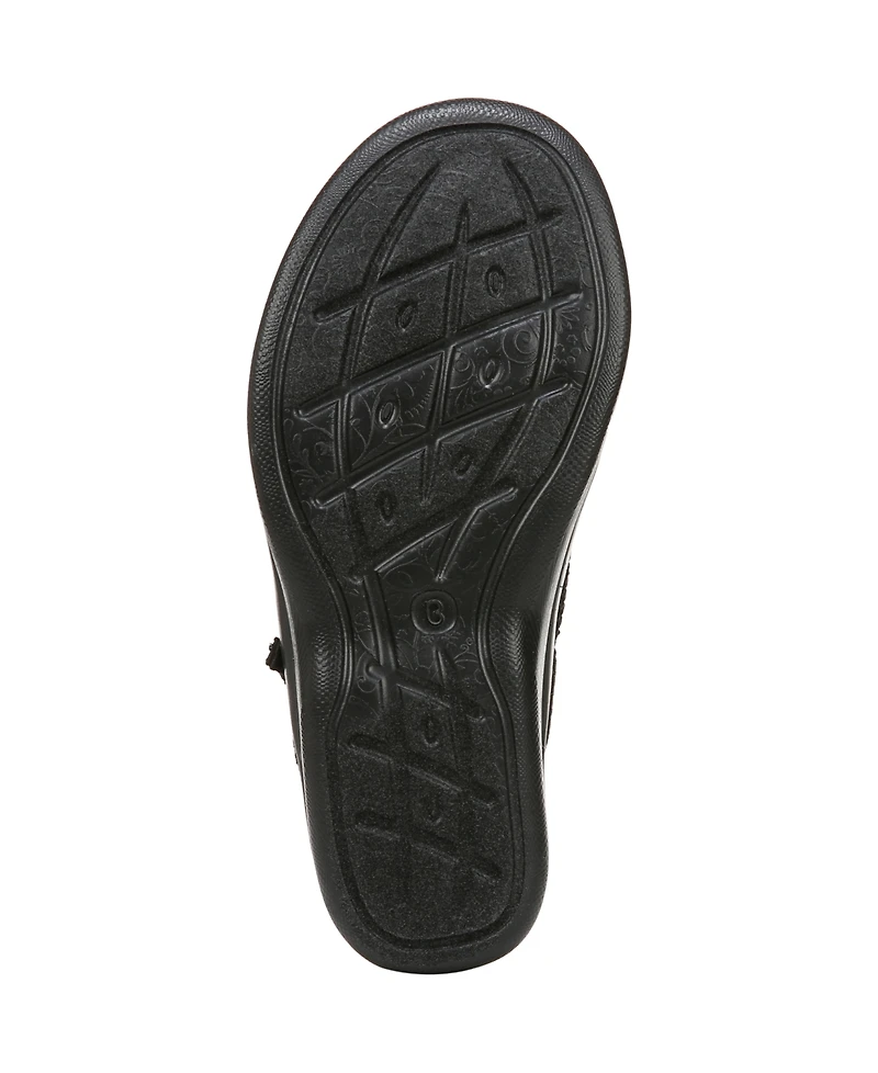 LifeStride Women's Starlet Washable Slingback Wedge Sandals