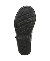 LifeStride Women's Starlet Washable Slingback Wedge Sandals