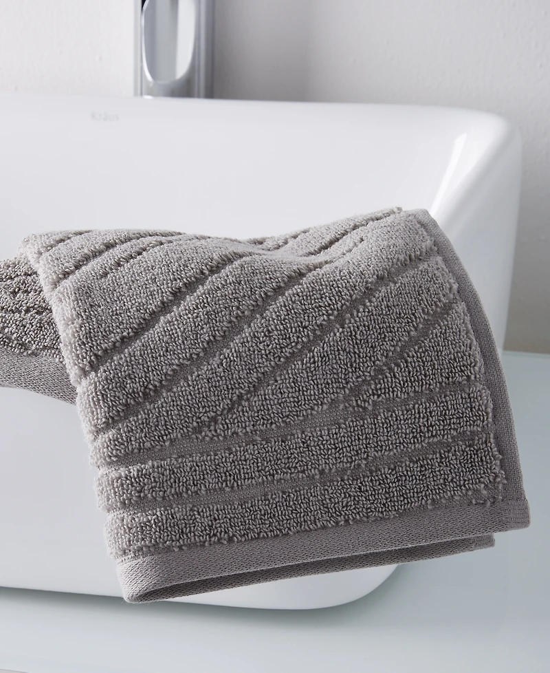 Hotel Collection Expressionist 100% Turkish C0tton Washcloth, 13" x 13", Exclusively at Macy's