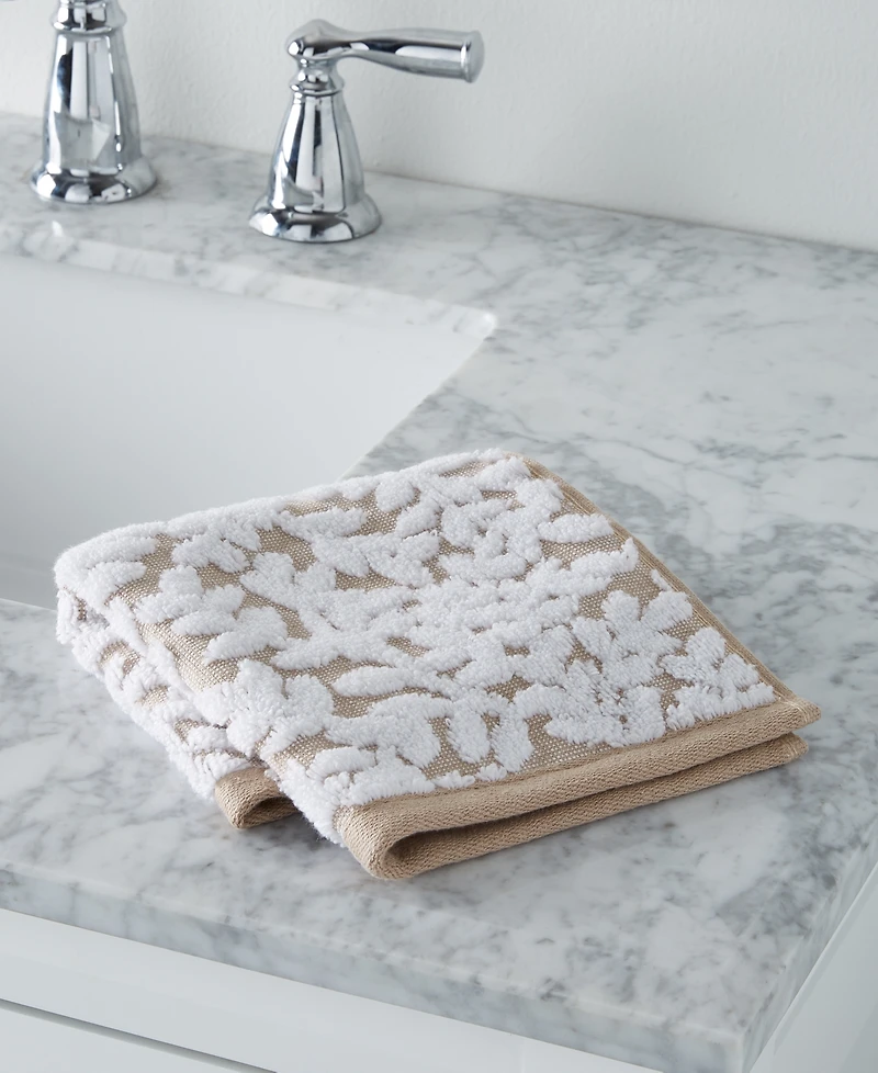 Charter Club Signature Boxwood Washcloth, 13" x 13", Exclusively at Macy's