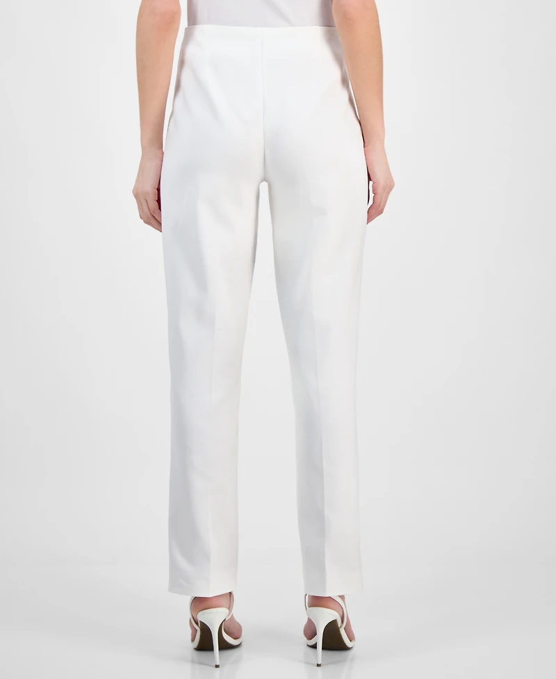 Anne Klein Women's Pull-On Front-Seam Trousers