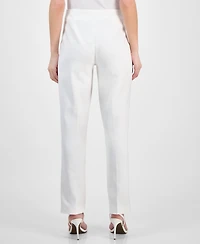 Anne Klein Women's Pull-On Front-Seam Trousers