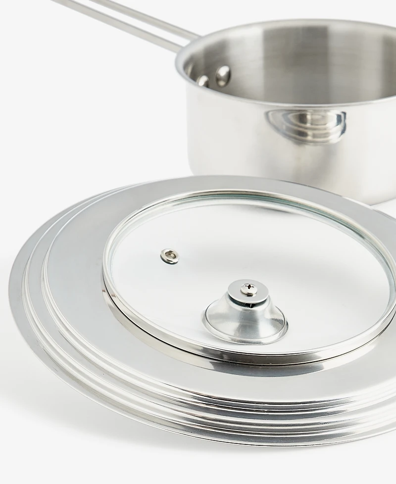 Arch Studio 5-Pc. Stackable Stainless Steel Cookware Set, Exclusively at Macy's