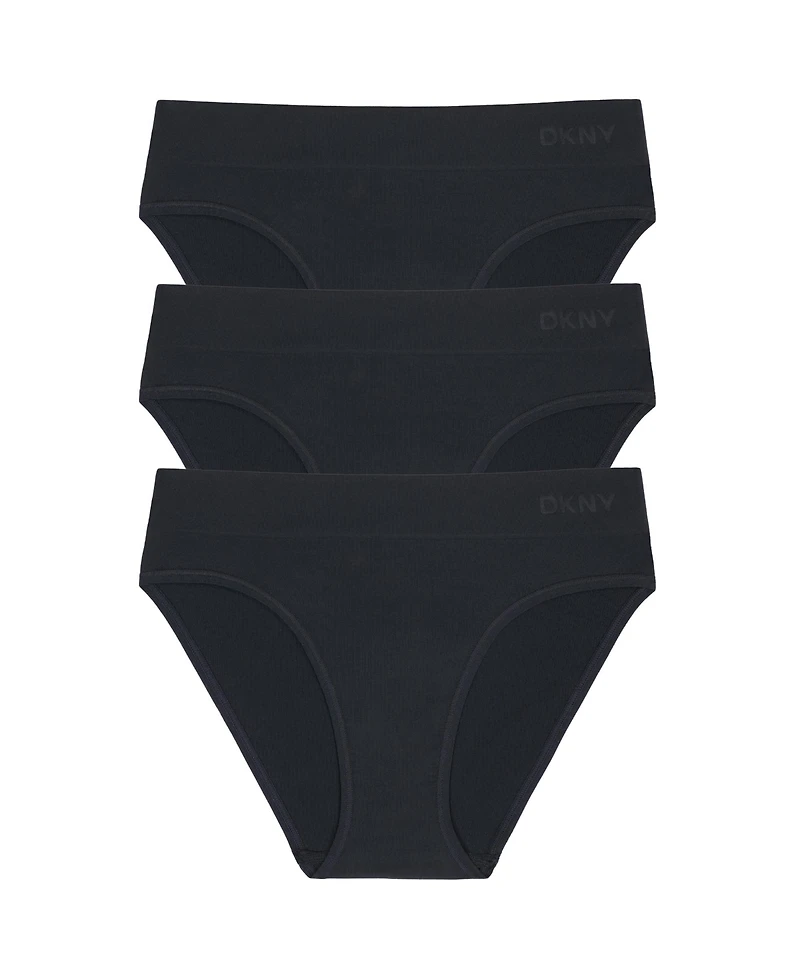 Dkny Women's Seamless Litewear Bikini Underwear 3 Pack DK5017NP3