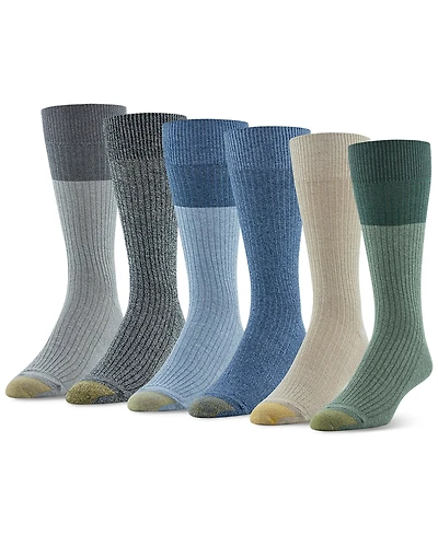 Gold Toe Men's 6-Pack Casual Stanton Socks