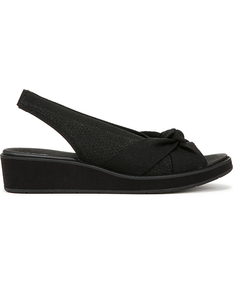 LifeStride Women's Bell Washable Slingback Wedge Sandals