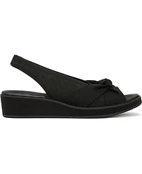 LifeStride Women's Bell Washable Slingback Wedge Sandals