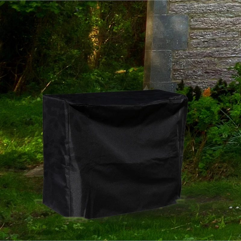 4-Foot Firewood Log Rack Cover - Heavy-Duty Weather-Resistant Pvc Construction - Black