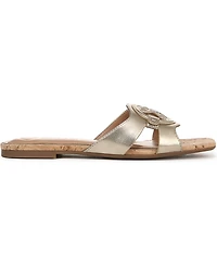 Sam and Libby Women's Lana Slip On Slide Flat Sandals