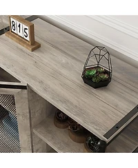 gaomon Tv Stand for 65+ Inch Tv, Industrial Entertainment Center Tv Media Console Cabinet