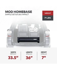 Yakima Mod HomeBase Base Unit of Drawer System with Internal Drawer Divider