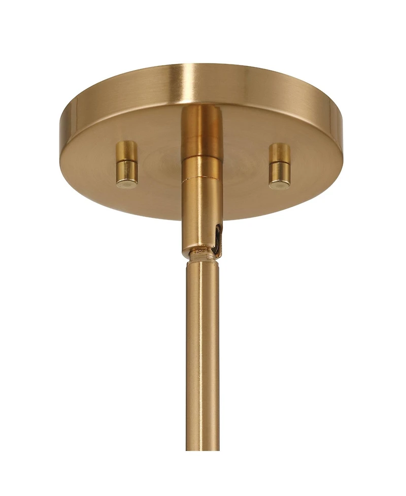 360 Lighting Mylinh 22 1/4" Modern Boho Cottage Pendant Ceiling Light Fixture Dining Room Over Table Kitchen Island Foyer Hanging Brass Finish Natural