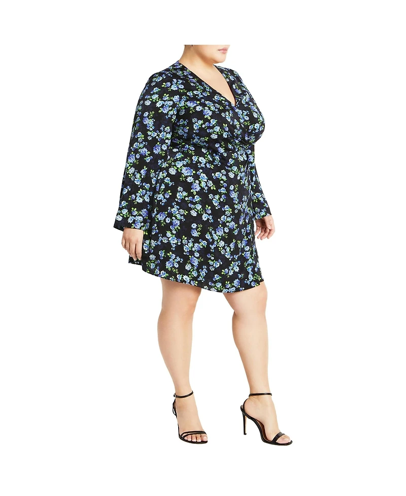 City Chic Plus Size Lenna Print Dress