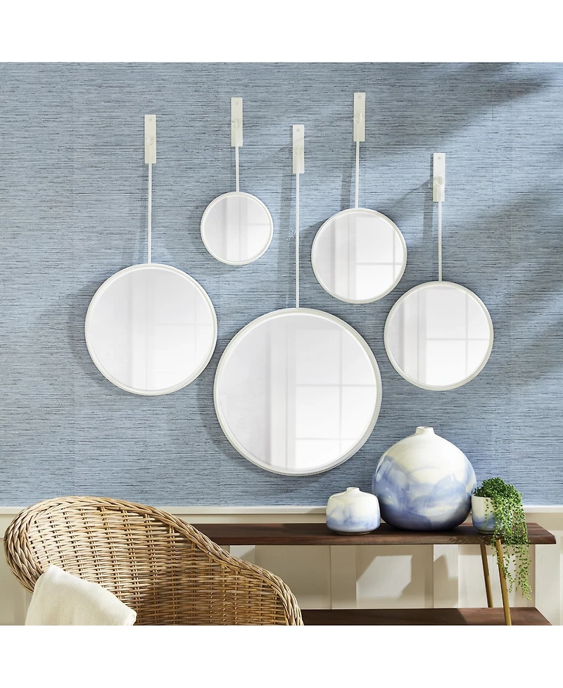 Maison Noir Pendulum Mirrors Set of 5