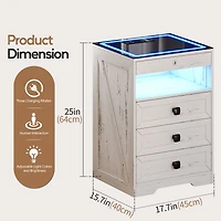 Vlsrka Vanity Makeup Desk with Mirror and Lights