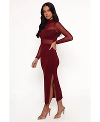 Petal and Pup Women's Farrow Long Sleeve Midi Dress
