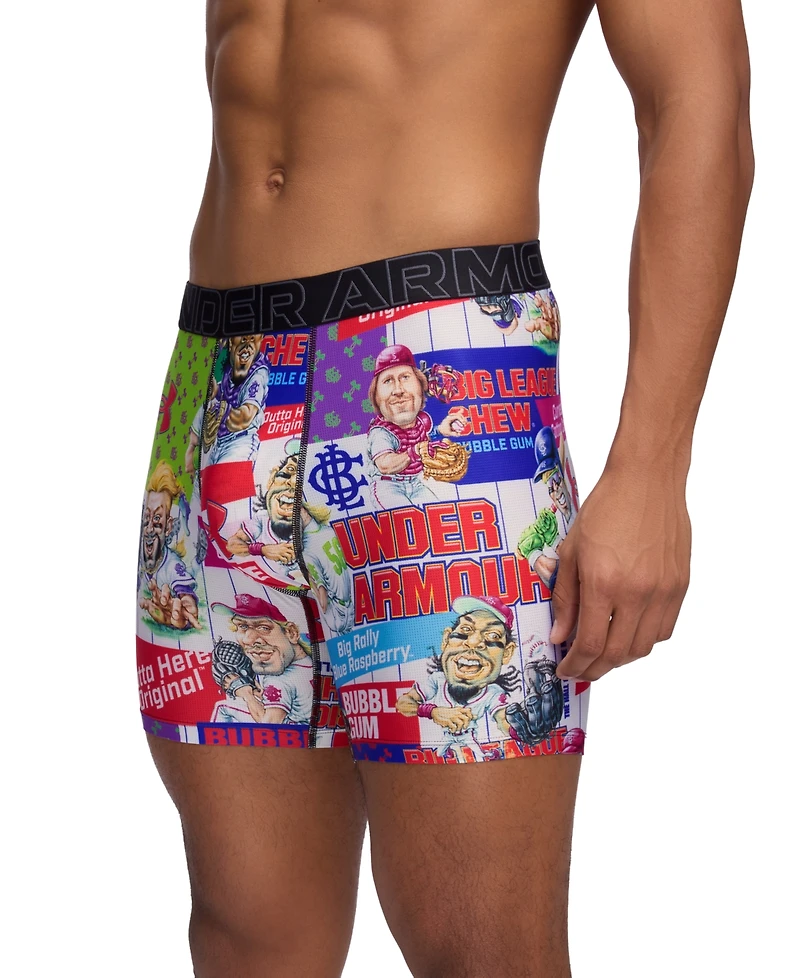 Under Armour Men's Performance Tech Mesh Graphic 6" Boxer Briefs