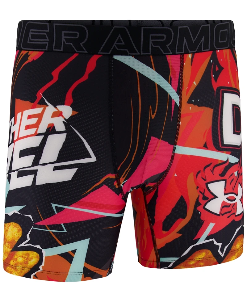 Under Armour Men's Performance Tech Mesh Graphic 6" Boxer Briefs