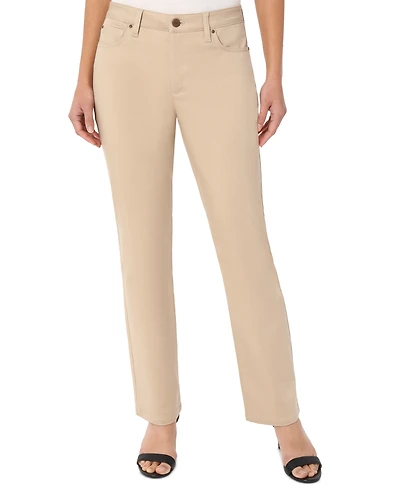 Jones New York Petite Lexington Straight-Leg Denim Jeans