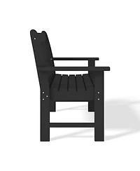 WestinTrends Outdoor 2-Person All-Weather Hdpe Front Porch Garden Bench