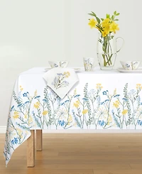 Lenox Wildflower Border Rectangular Tablecloth, 60" x 120"