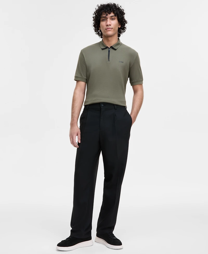 Hugo by Boss Men's Modern-Fit Black Pants