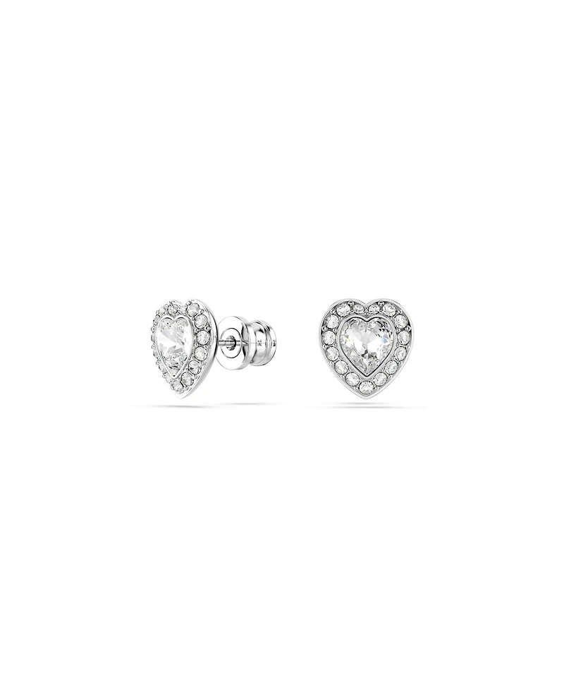 Swarovski Ariana Grande x Swarovski Rhodium Plated Heart Mixed Cuts Set